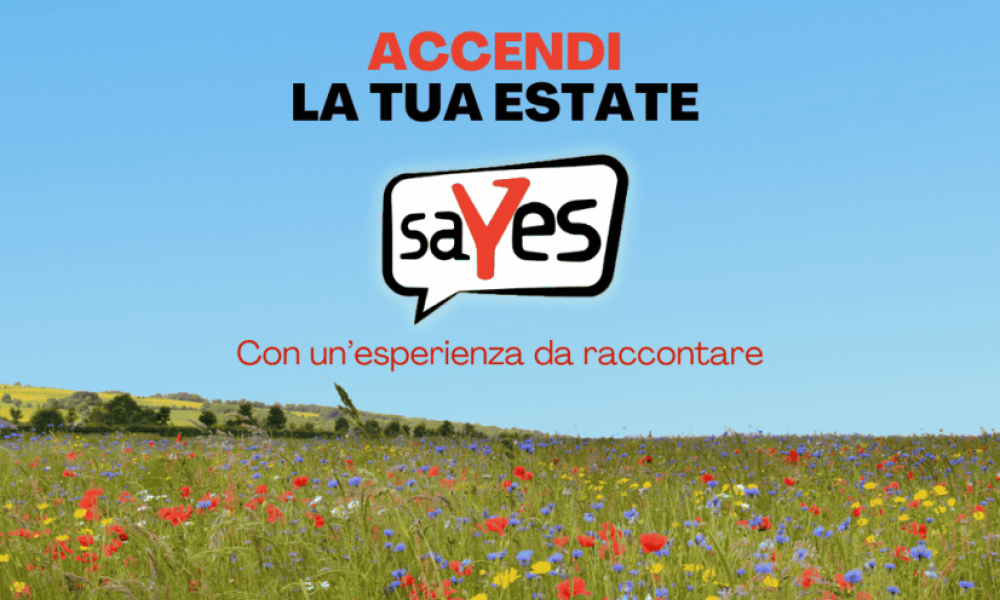 Aperte le iscrizioni a SAYES Summer edition, il volontariato estivo per giovani tra 15 e 29 anni