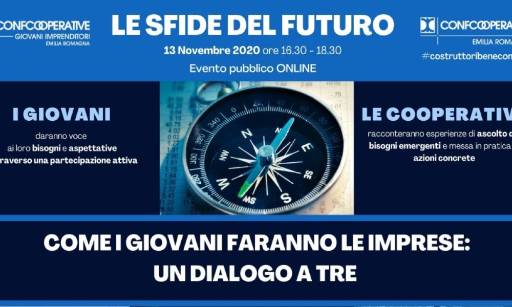 "Le sfide del futuro", l'incontro pubblico online promosso da Confcooperative Emilia Romagna