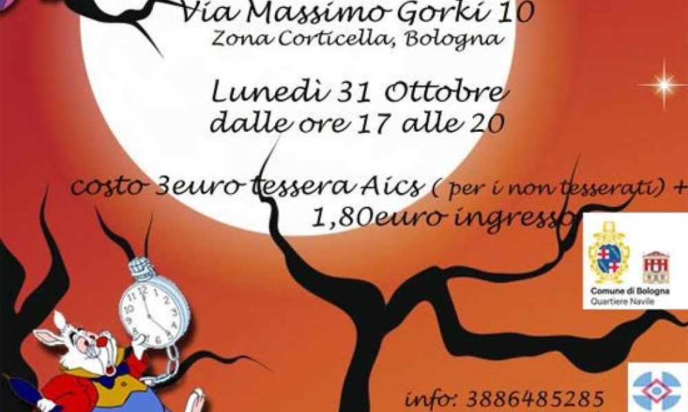 Festa di halloween alla ludoteca Aics di Vicolo Balocchi