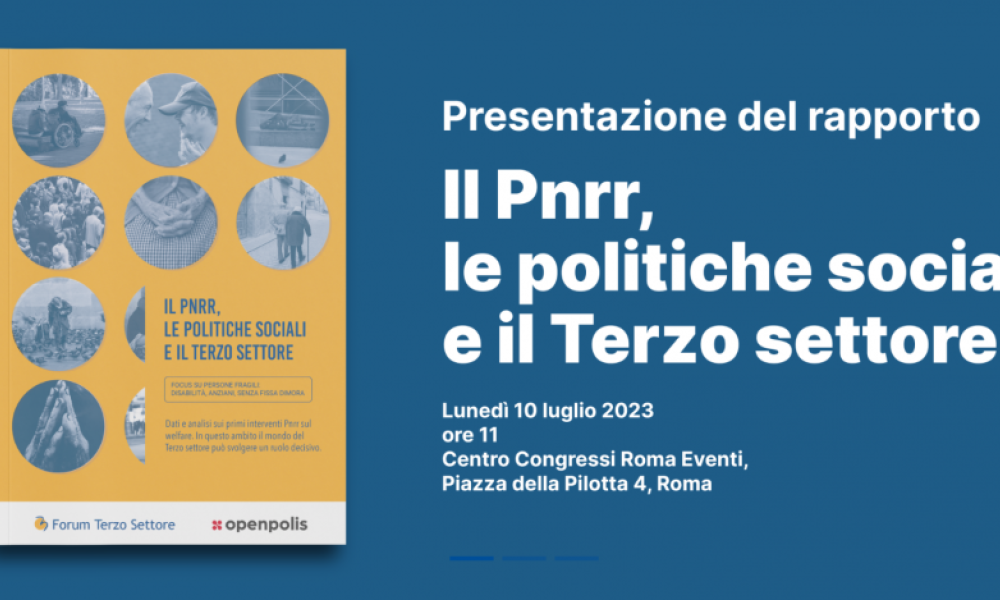 Pnrr e welfare: le politiche sociali e il Terzo settore