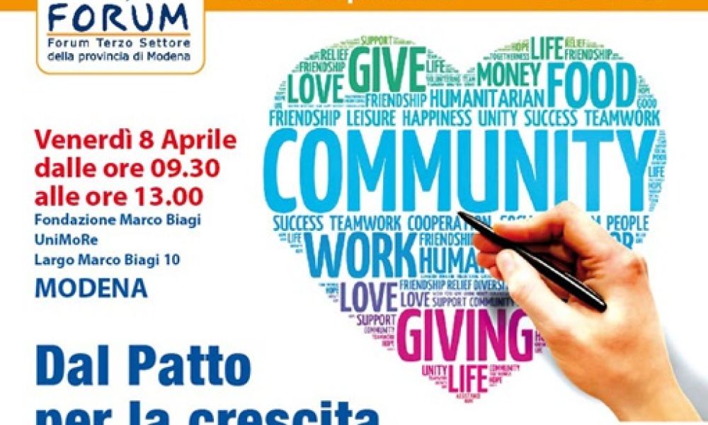 Dal Patto per la crescita all'innovazione del welfare. Un convegno promosso dal Forum di Modena